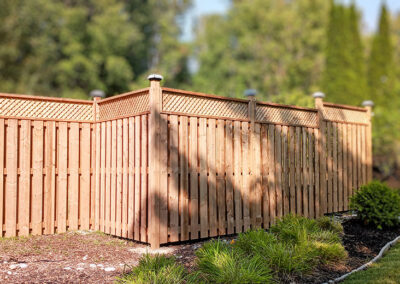 New fence