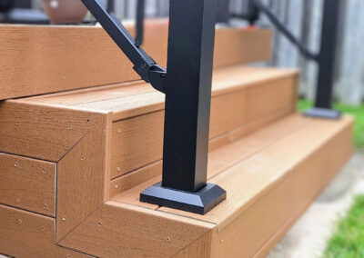 Trex deck and banister