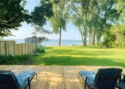 Deck on the water