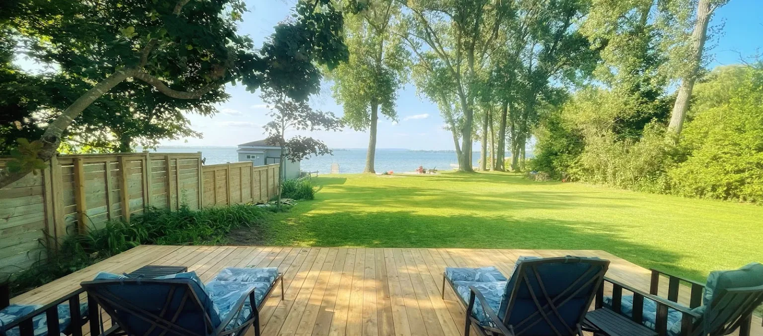 Deck on the water