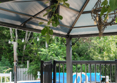 Pool deck area